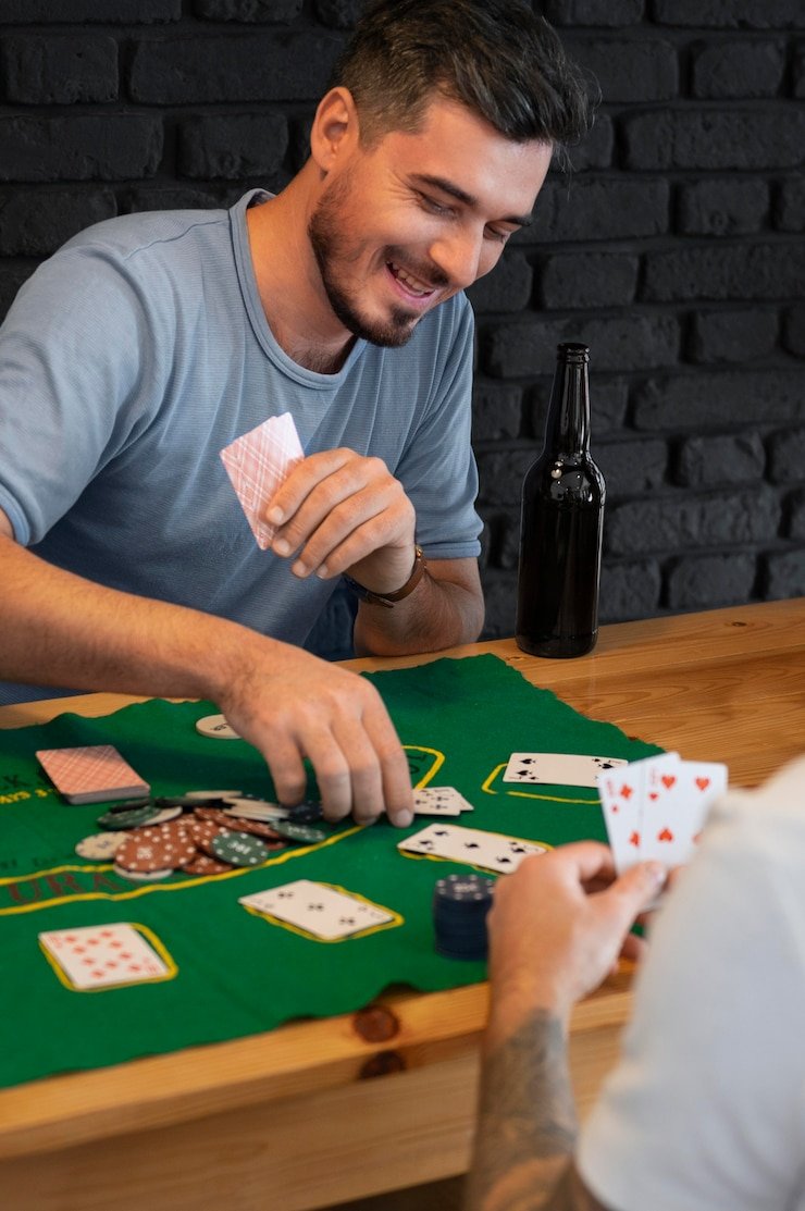 Tampilan meja Live Casino idnraja dengan dealer nyata melalui siaran video langsung berkualitas tinggi
